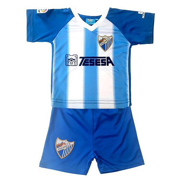 Camiseta Málaga Primera equipación Niños 2018-2019 Azul Blanco